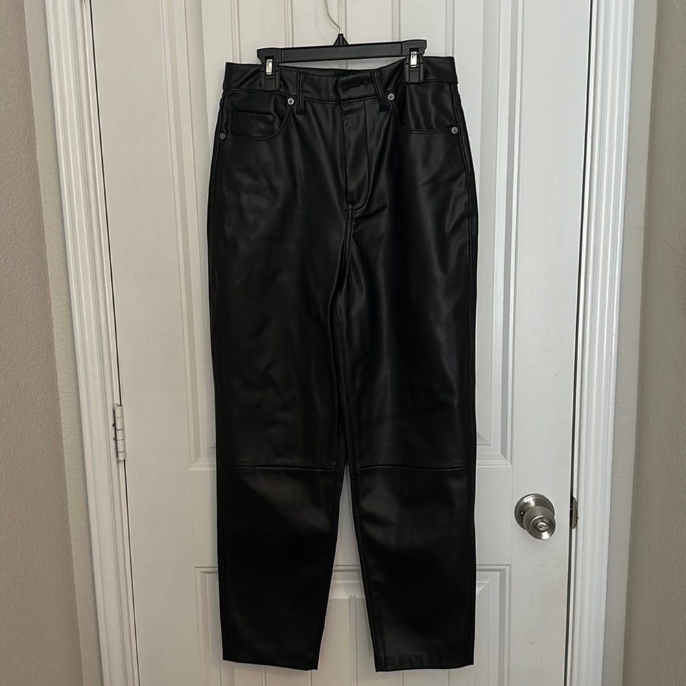 Faux leather jeans size 8/29